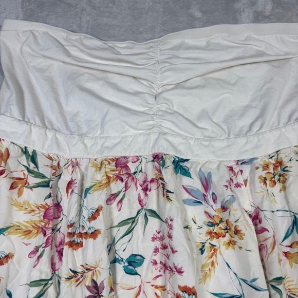 Torrid Plus Size Floral Print Strapless Dress Size 4X Womens 26 Flowy - Picture 5 of 9